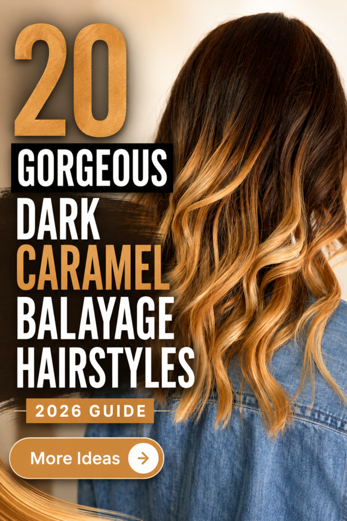 20 Gorgeous Dark Caramel Balayage Hairstyles for That Irresistible Glow (2026 Guide) 20 dark caramel balayage hairstyles for 2026