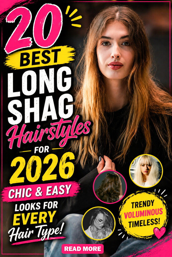 20 Best Long Shag Hairstyles for 2026 (Chic & Easy Looks)