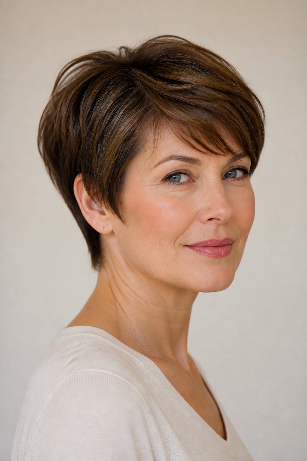 A soft pixie looks gentle and elegant. It uses light layers and smooth edges. As a result, the style feels natural.