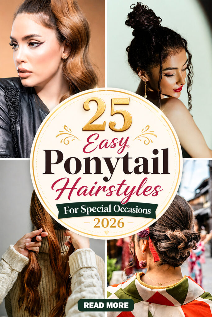 25 Easy Ponytail Hairstyles for Special Occasions 2026