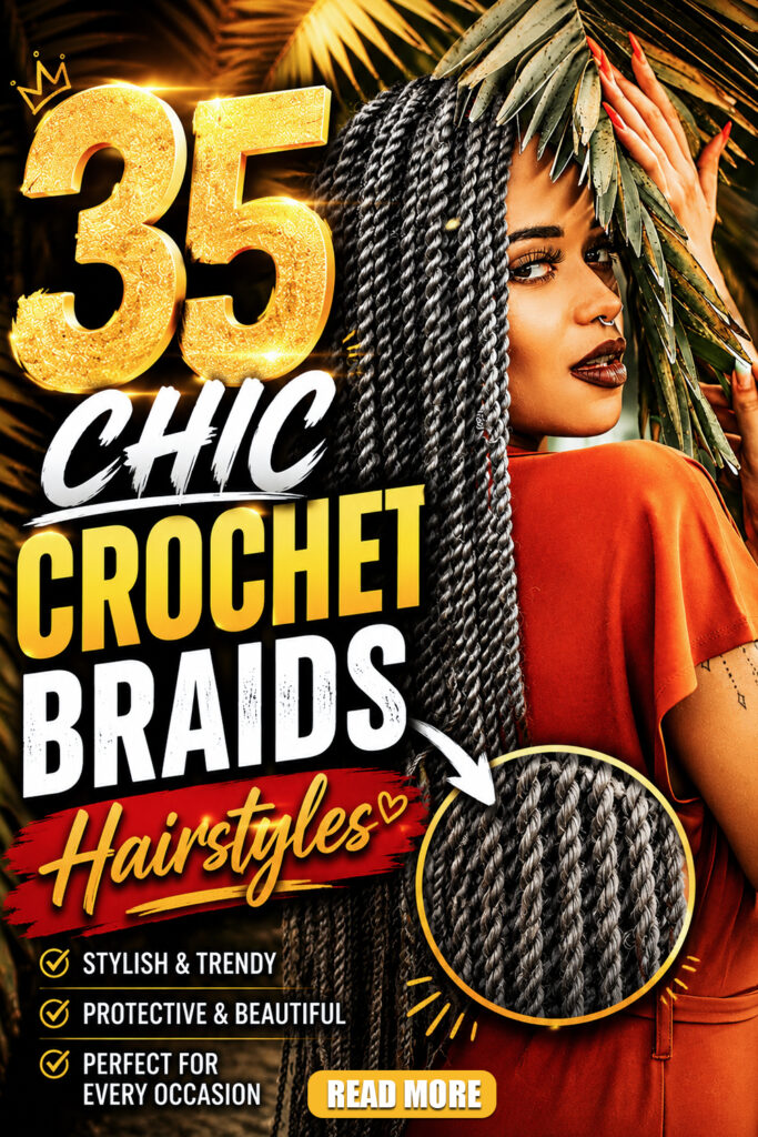 35 Chic Crochet Braids Hairstyles That Look Absolutely Stunning