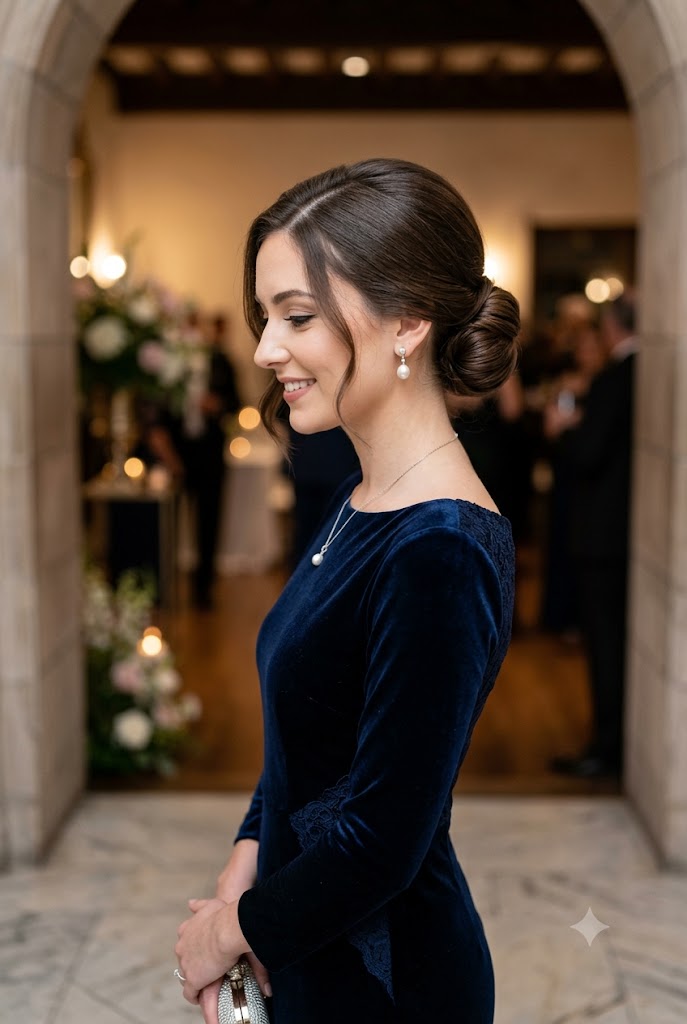 The classic low chignon is one of the most timeless updo hairstyles you can wear.