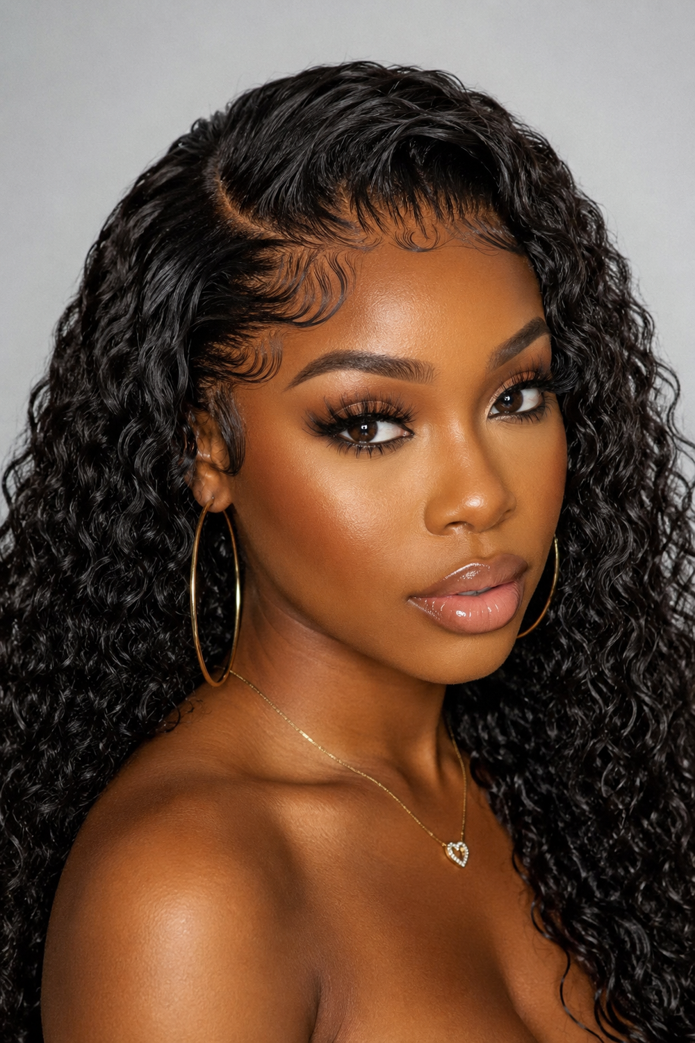 19. Curly Weave with Baby Hairs