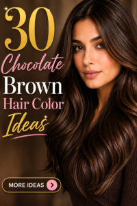 30 Chocolate Brown Hair Color Ideas