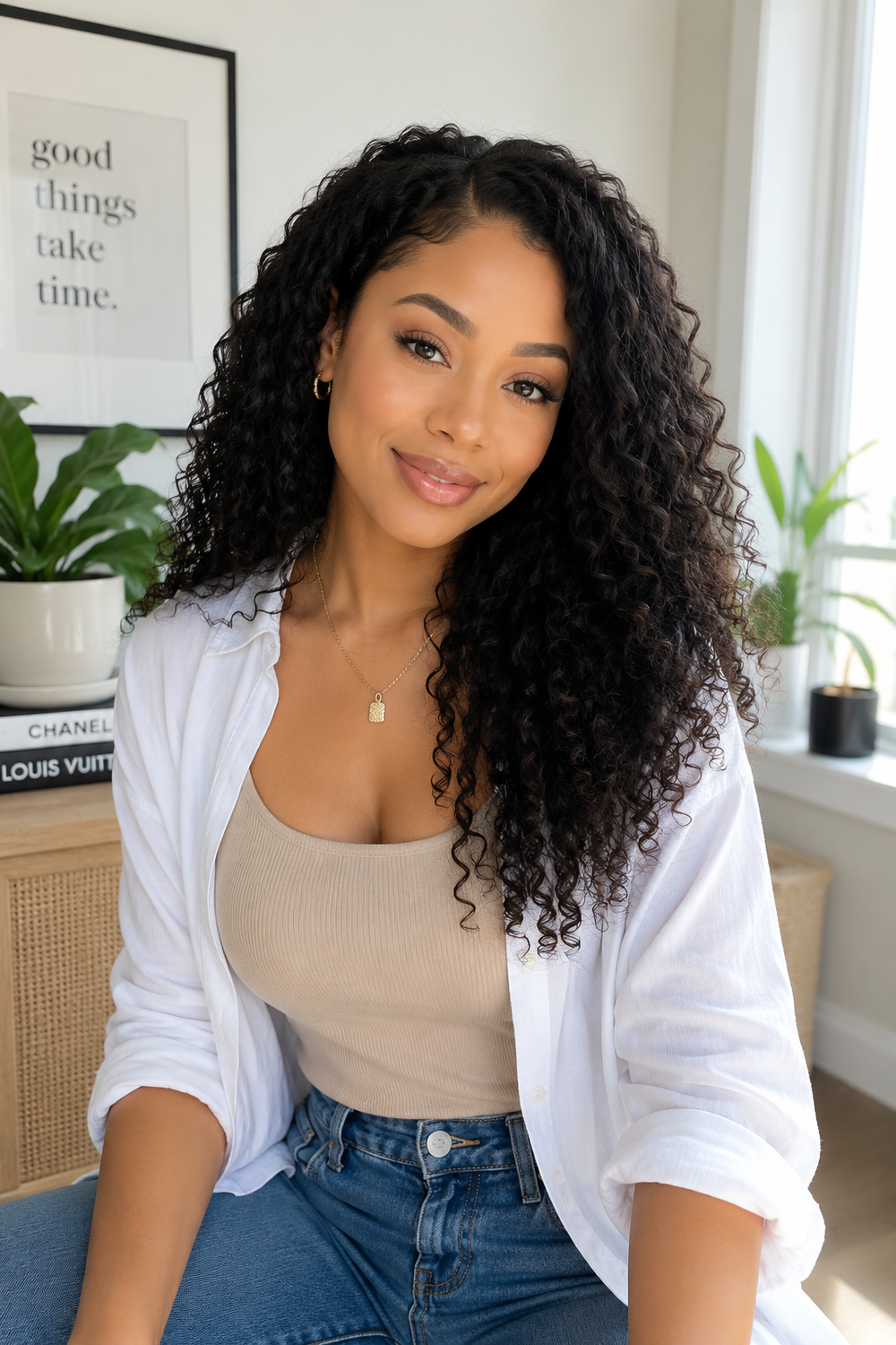 35. Curly Weave for Everyday Wear