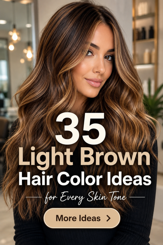 35 Light Brown Hair Color Ideas for Every Skin Tone