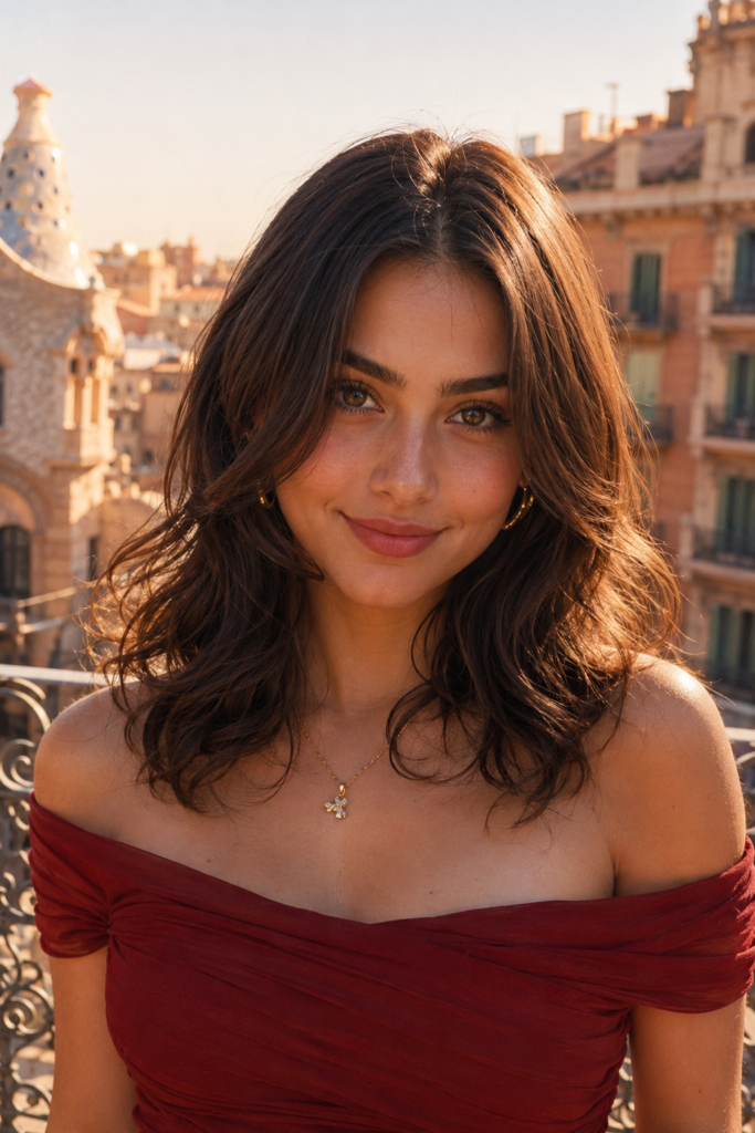 Chin-length pieces bring attention toward the lips, jawline, and lower cheek area.