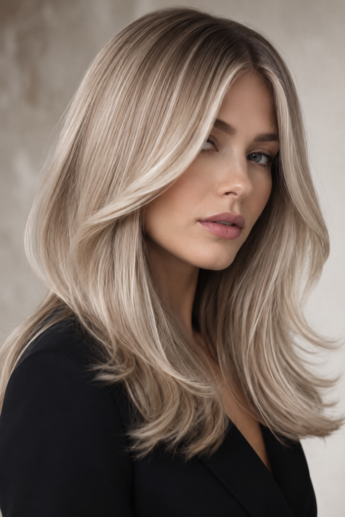 Champagne blonde is a cool, beige-toned shade that feels polished instantly. 