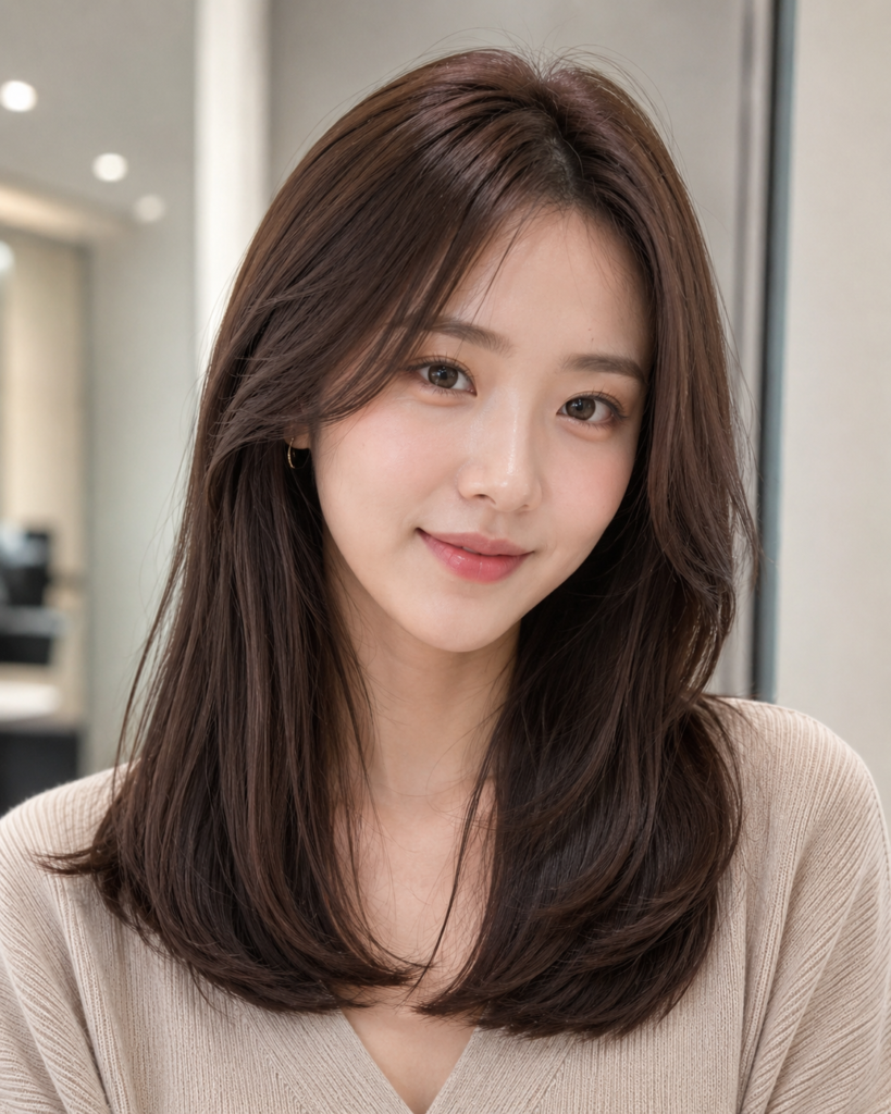 For those with fine or thin hair, chocolate brown can be a fantastic way to create the illusion of added volume and density.