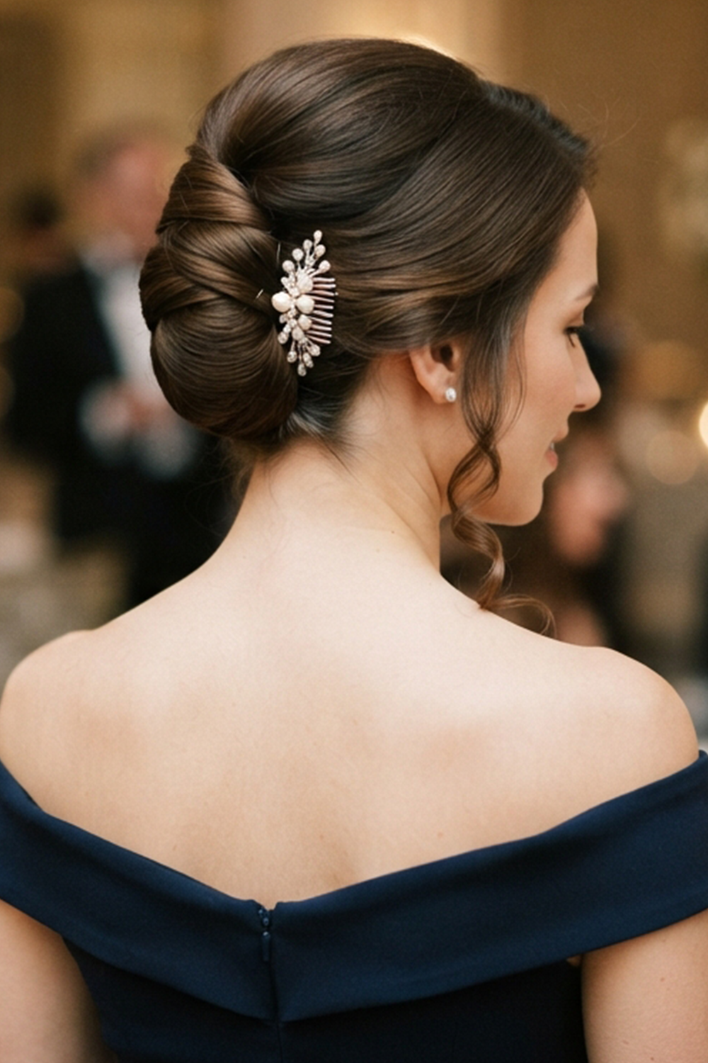 The French twist is one of the most iconic elegant updos of all time.
