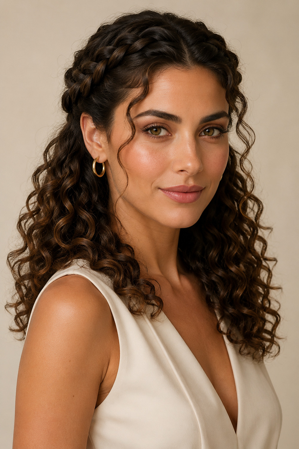Classic Curly Braid hairstyle