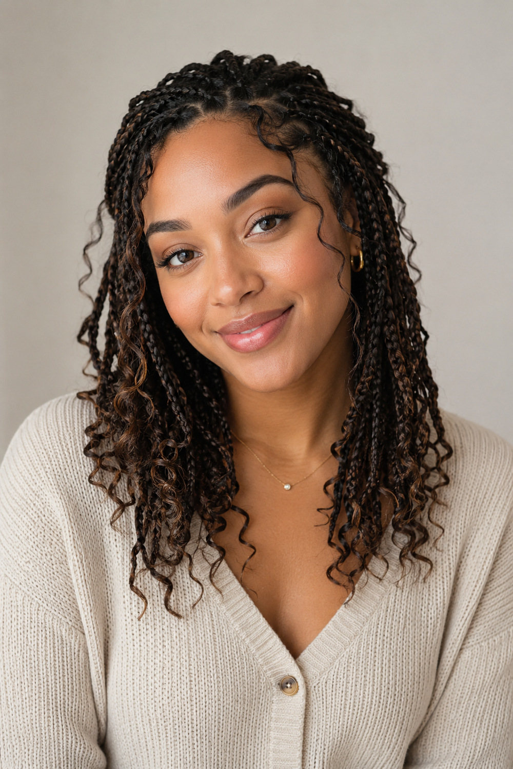 Curly Braids for Everyday Wear hairstyle