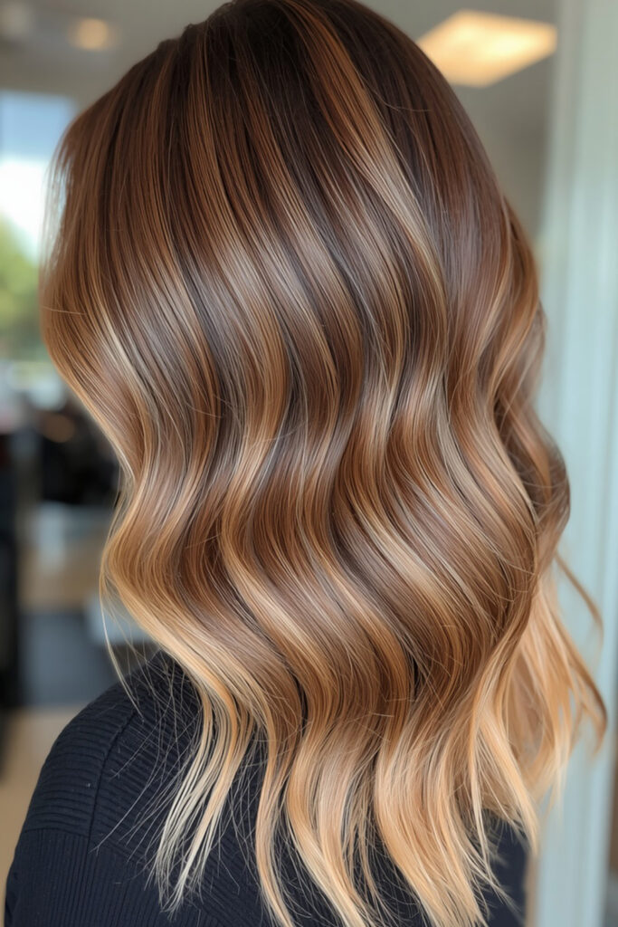 Soft caramel balayage is perfect if you want a natural-looking color upgrade. 