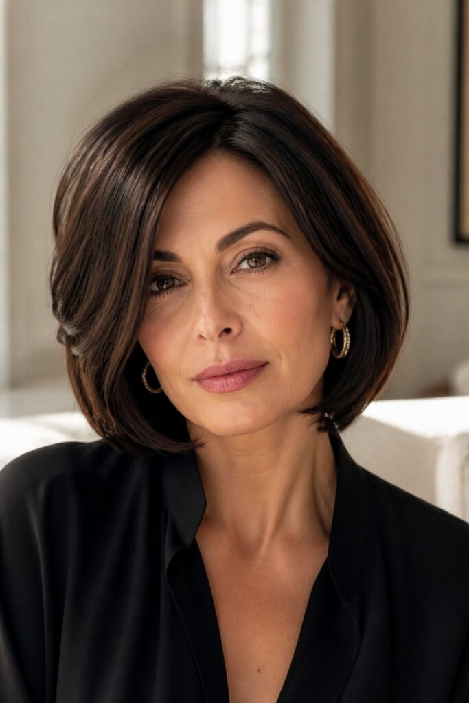A layered bob adds movement, shape, and volume while maintaining the overall bob silhouette.