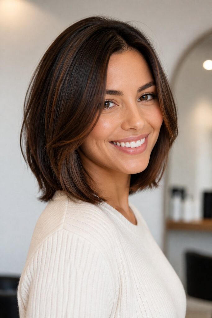 A shoulder-length bob offers flexibility while still creating a noticeable change.