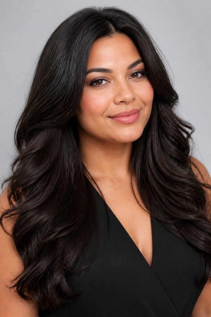 Very thick long hair can feel heavy, bulky, and difficult to dry.