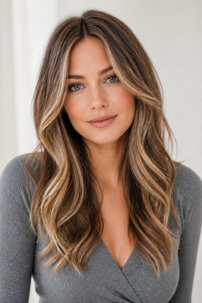 Strategic highlights around the face can make shorter layers appear brighter, more defined, and more dimensional.