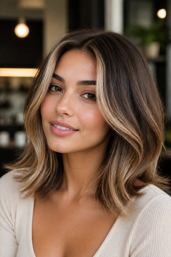 Money pieces are brighter, high-contrast strands placed at the front hairline to instantly brighten your complexion and draw attention to your face.