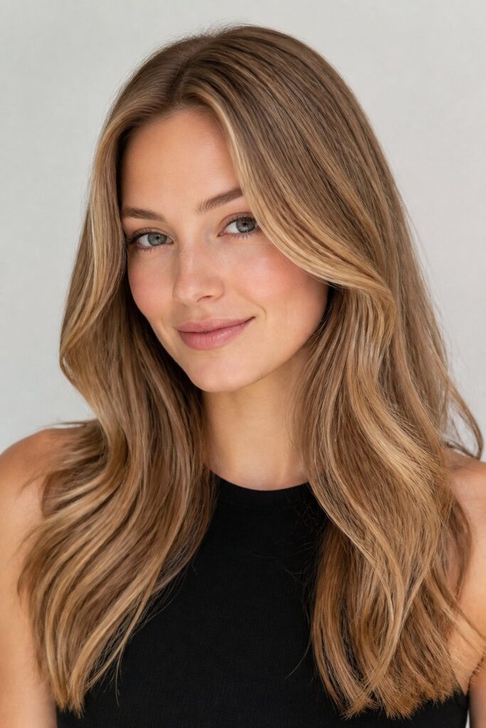 Butterscotch Blonde combines a rich caramel base with buttery highlights for a deep, warm blonde that reads more sophisticated than a standard golden blonde.