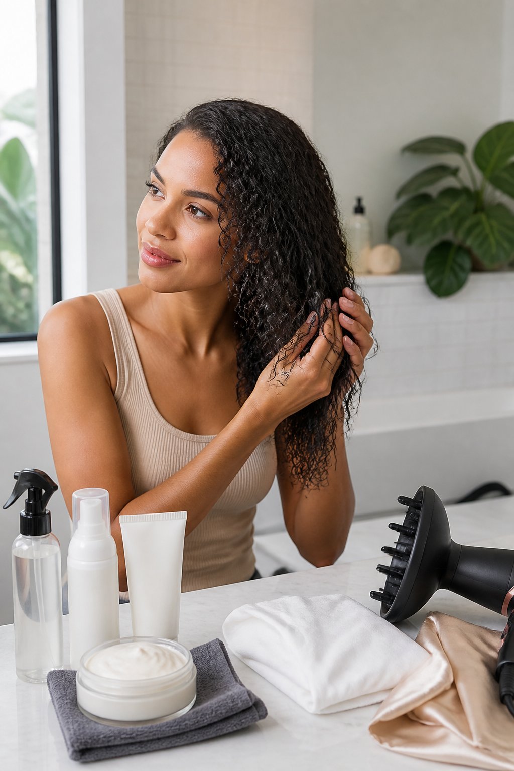 Curly and coily hair often need regular conditioning because their bends make it harder for natural oils to travel down the strands.