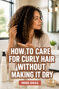 How to Care for Curly Hair Without Making It Dry How to Care for Curly Hair Without Making It Dry