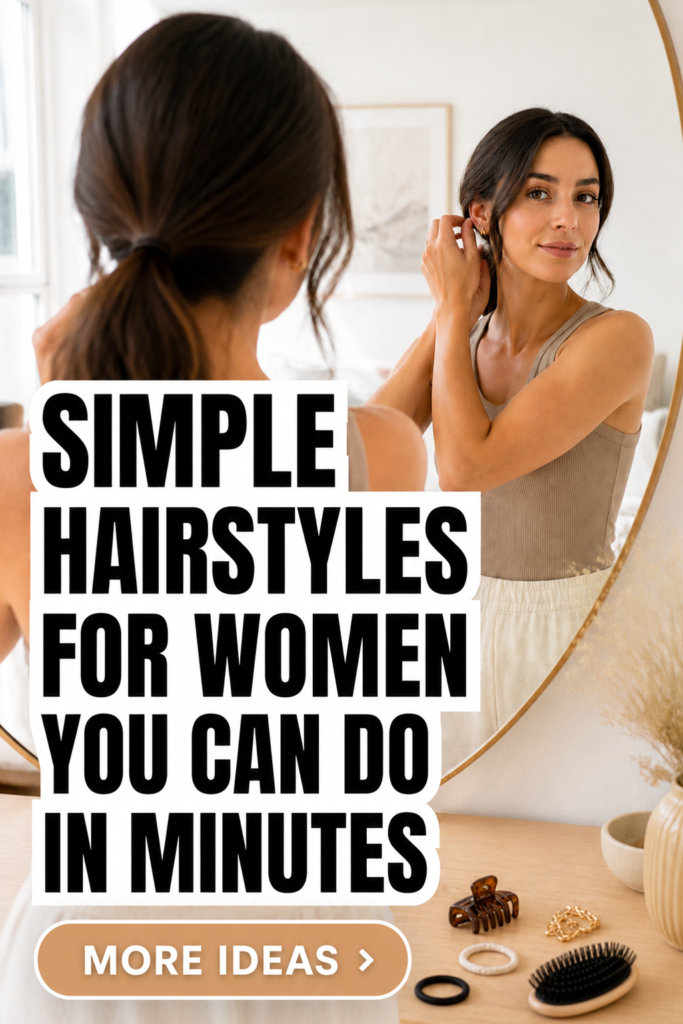 Simple Hairstyles for Women: Easy Everyday Looks