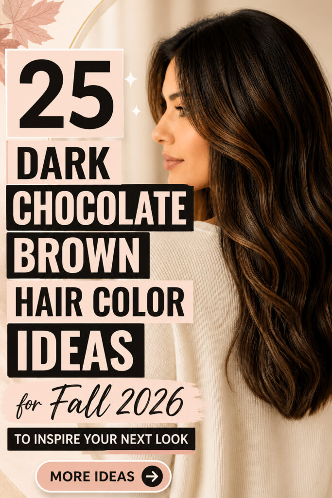 25 Dark Chocolate Brown Hair Color Ideas for Fall 2026 to Inspire Your Next Look