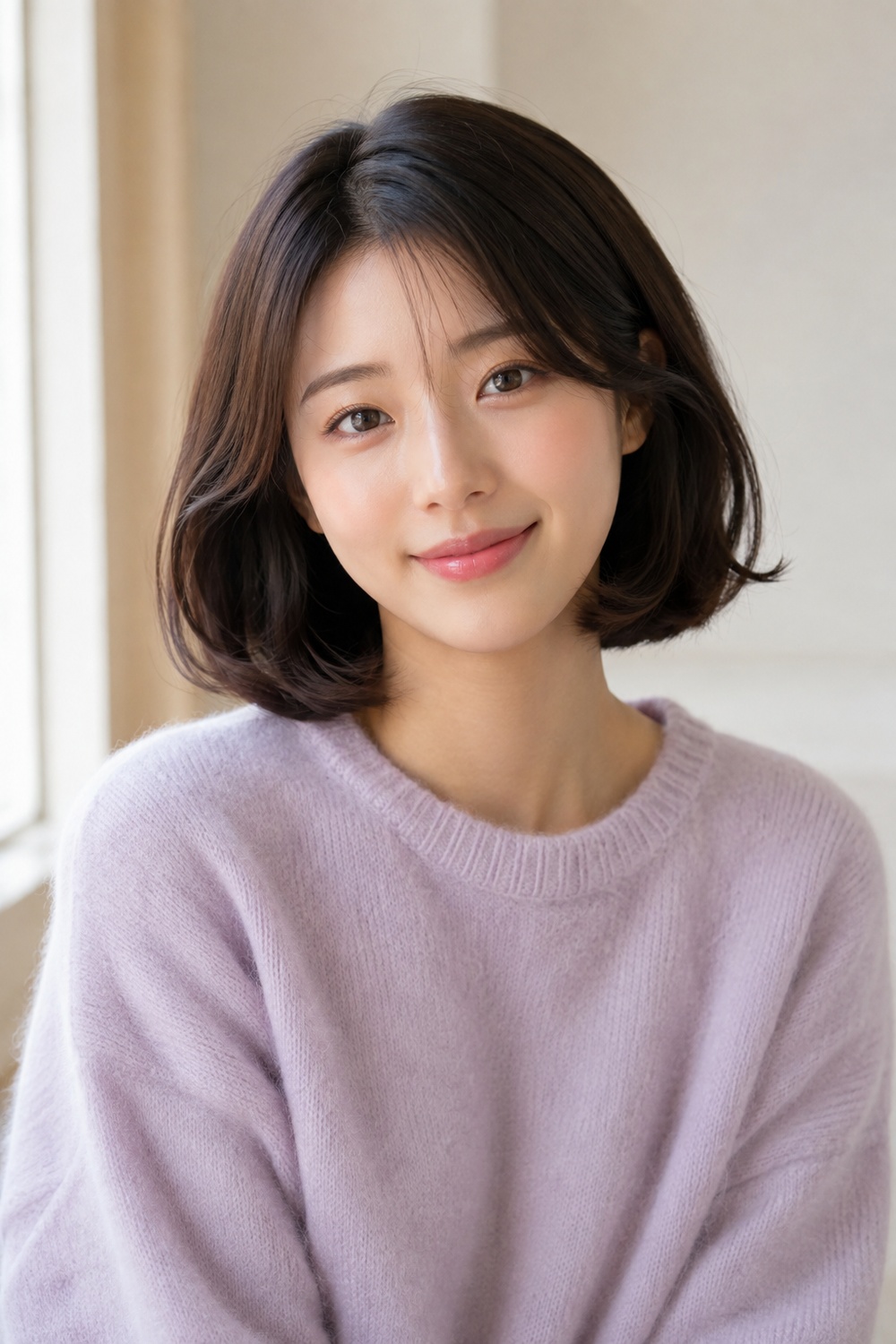 Korean Perm Bob, matching the hairstyle described in this section.