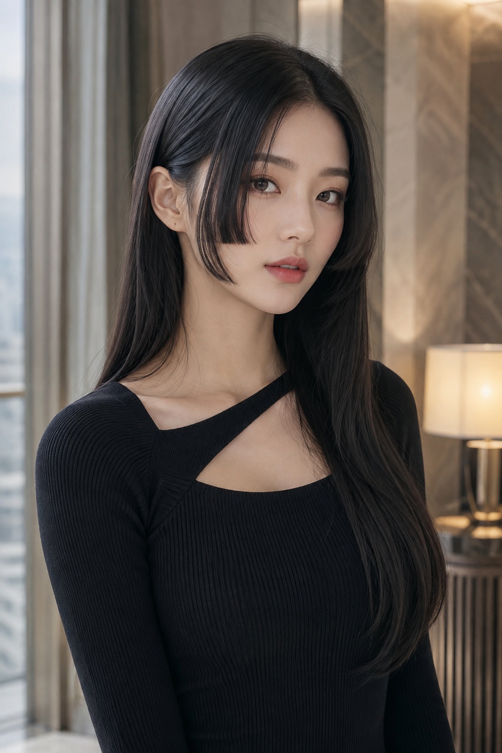Hime Cut (Korean Take), matching the hairstyle described in this section.
