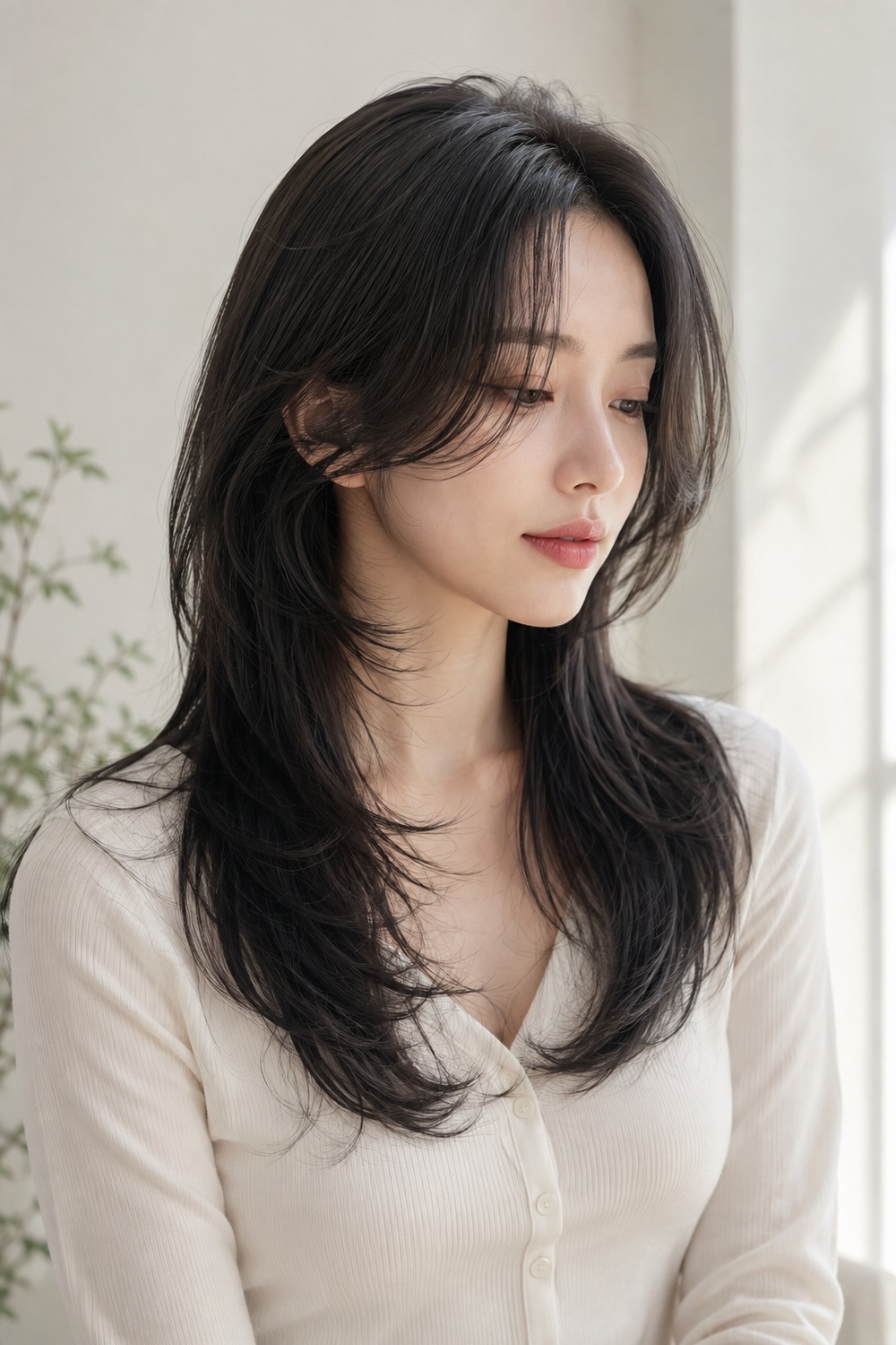 Hush Cut, matching the hairstyle described in this section.