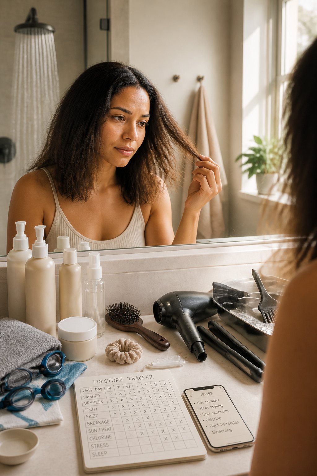 Frequent washing can remove too much sebum, the scalp’s natural oil, especially when you use hot water or a strong cleansing shampoo.