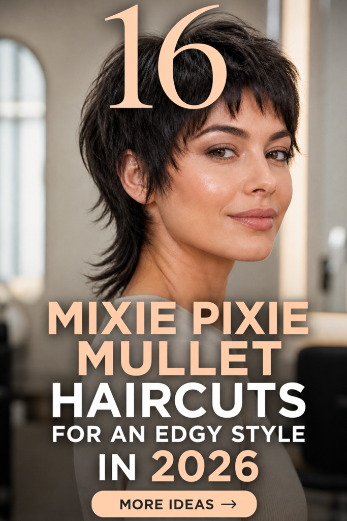 16 Mixie Pixie Mullet Haircuts for an Edgy Style in 2026
