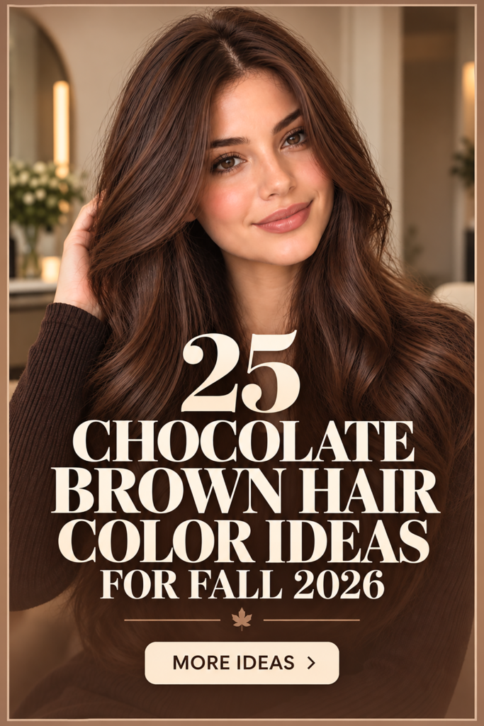 25 Chocolate Brown Hair Color Ideas for Fall 2026