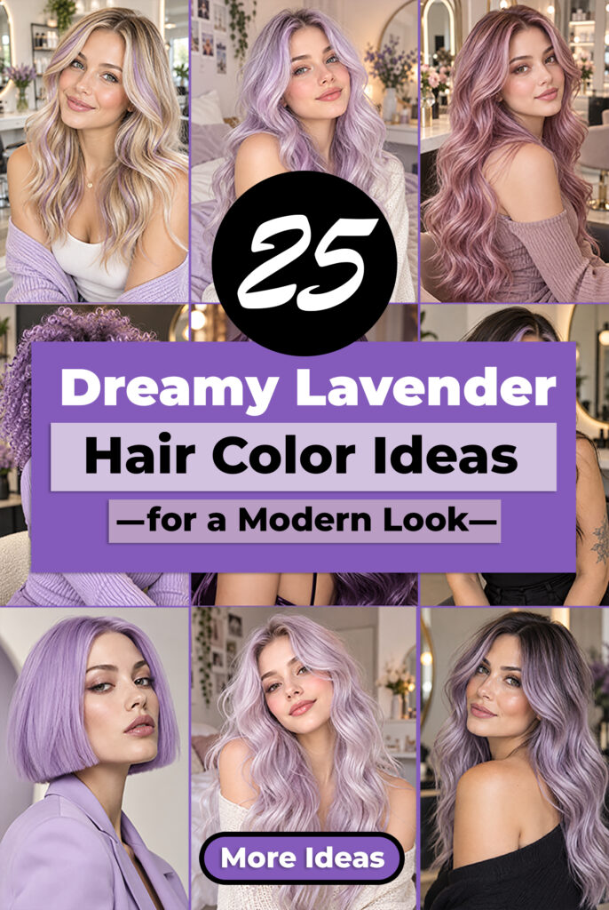 25 Dreamy Lavender Hair Color Ideas for a Modern Look