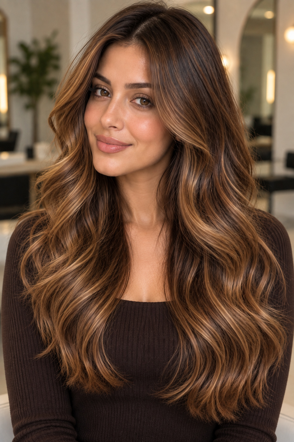 Chocolate Caramel Brunette - caramel brunette hair color example
