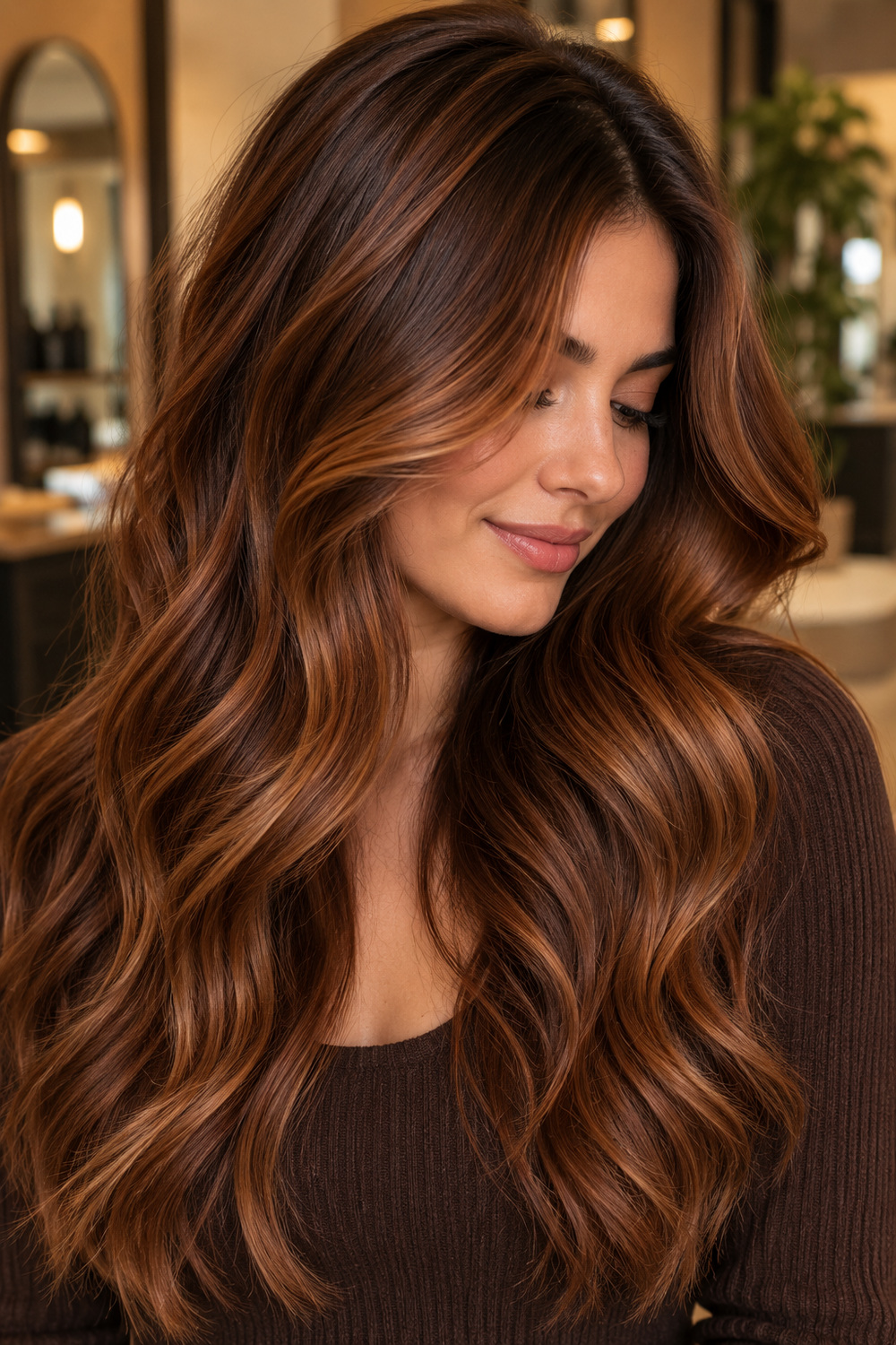 Classic Caramel Brunette - caramel brunette hair color example