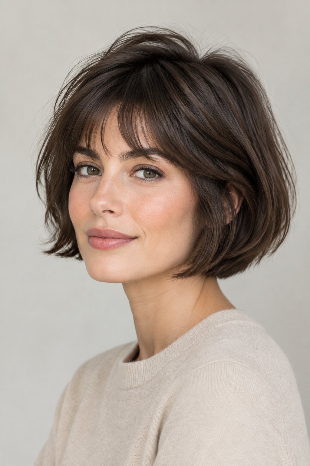 French Bob with Volume at the Crown – A little lift adds elegance and makes the style more flattering.