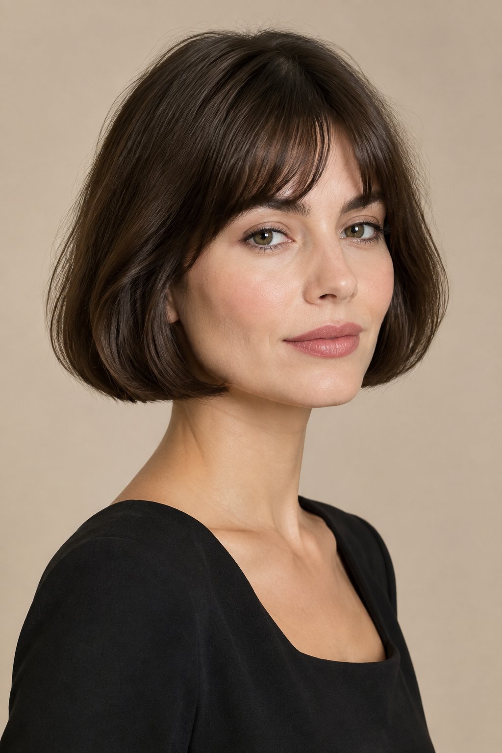Jaw-Length French Bob – This length is flattering, neat, and perfect if you love a refined short cut.