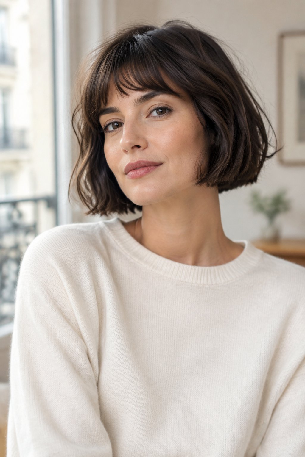 Parisian French Bob – This version leans into soft texture, understated styling, and effortless charm.