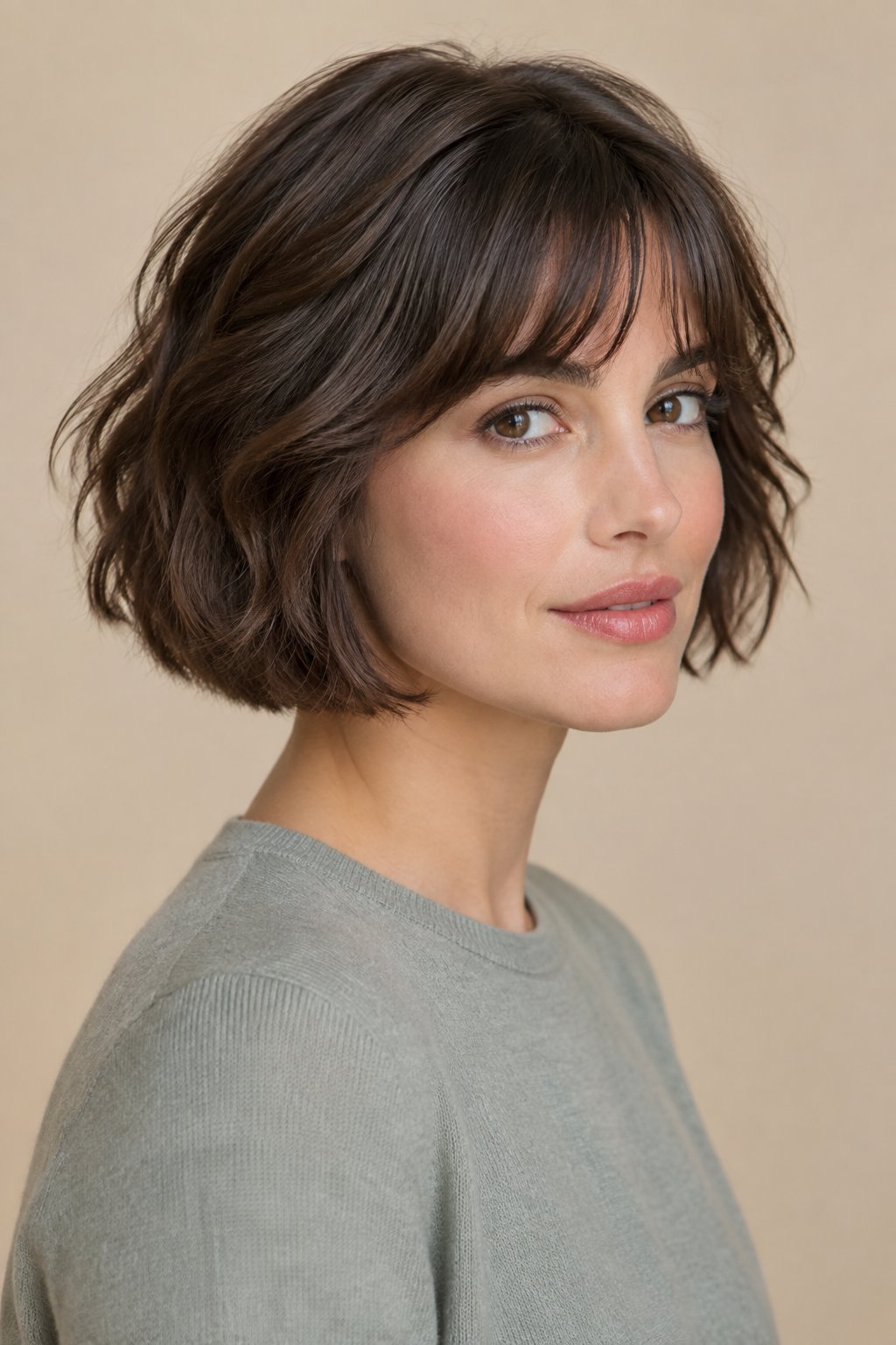 Soft Layered French Bob – Soft layers create movement without taking away the signature shape.